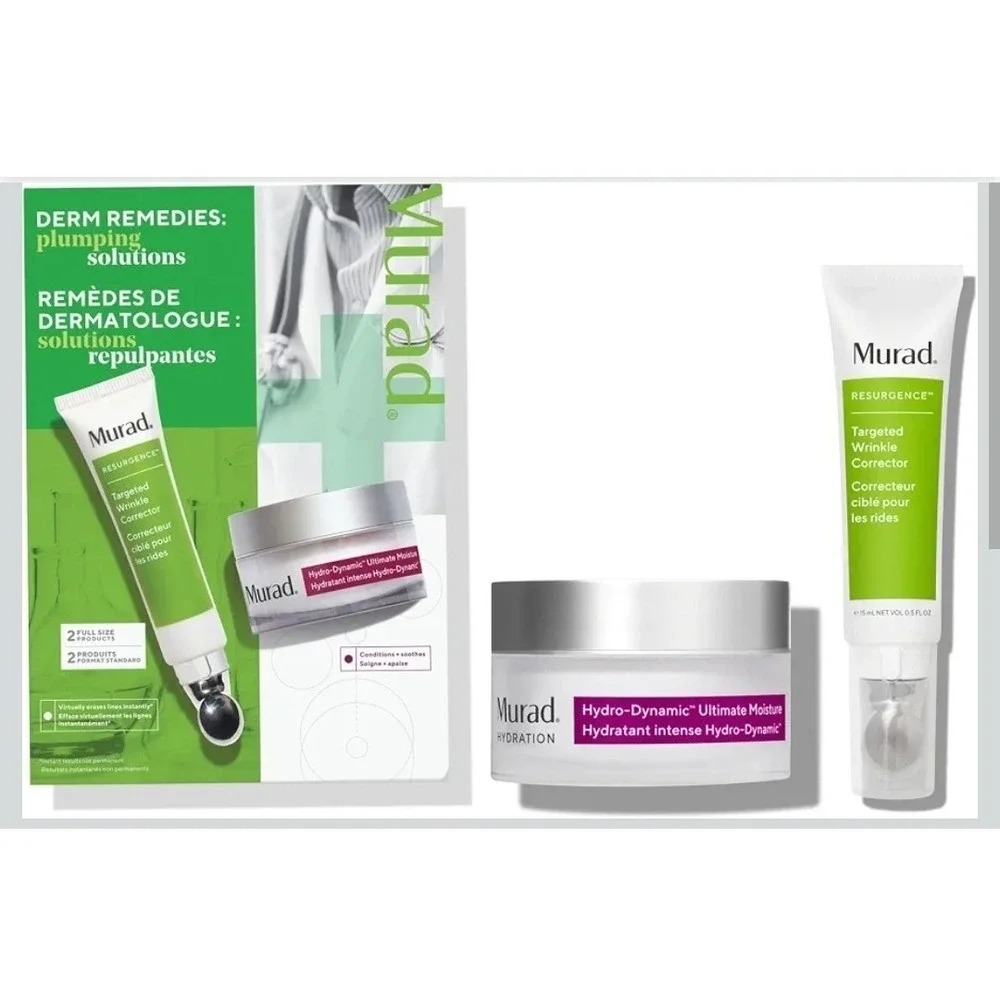 Murad‎ Derm Remedies Targeted Wrinkle Corrector & Hydro Dynamic Ultimate NEW